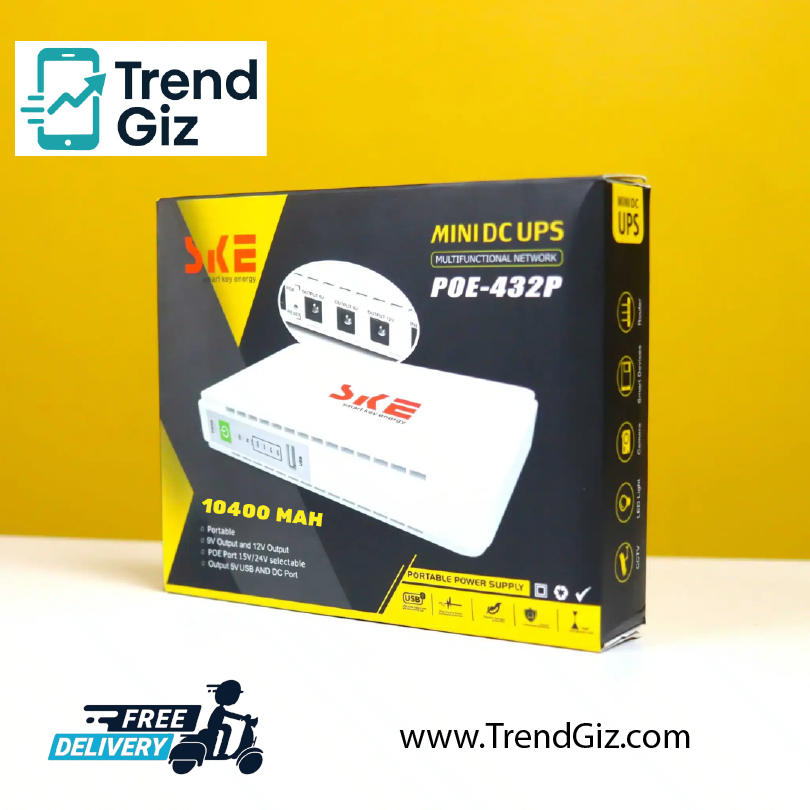 Ske poe432p mini dc ups trendgiz
